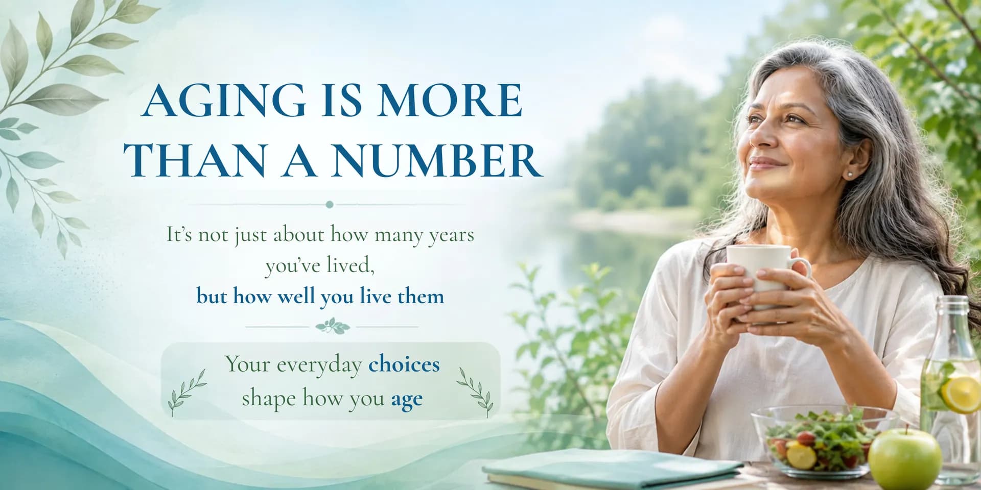Aging is more than a number - Your everyday choices shape how you age